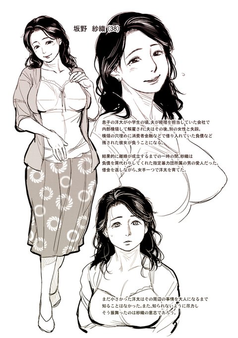 こんなに優しくされたの - エロ漫画・アダルトコミック - FANZA電子書籍 https://t.co/sGgQoaD2Ju
上記に収録された「僕の知らない母」の設定ラフなど 