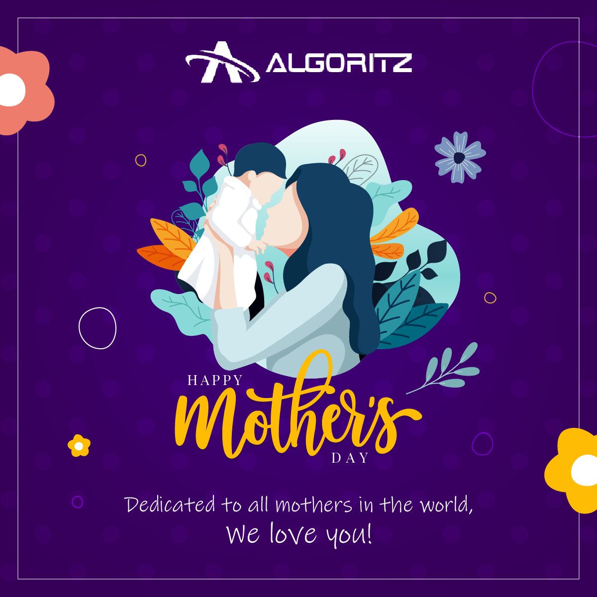 algoritz's tweet photo. To the ๐ , you may be one person, but to one person you may be the world. #Algoritz wishing #Happymothersday to all beautiful women in the world ๐คฑ๐.
#mothersday2020 #motherLove https://t.co/UFS3TvOW1Y