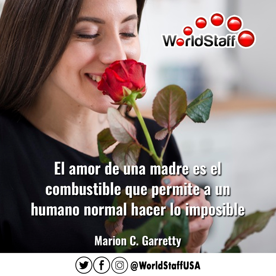 WorldStaffUSA's tweet photo. Si de algo estamos claros es que Sin el amor de las madres no podría sobrevivir la raza humana

#worldstaff #TrabajoEnMiami #TrabajoInmediato #Doral #Miami https://t.co/SA8I4zIbRN