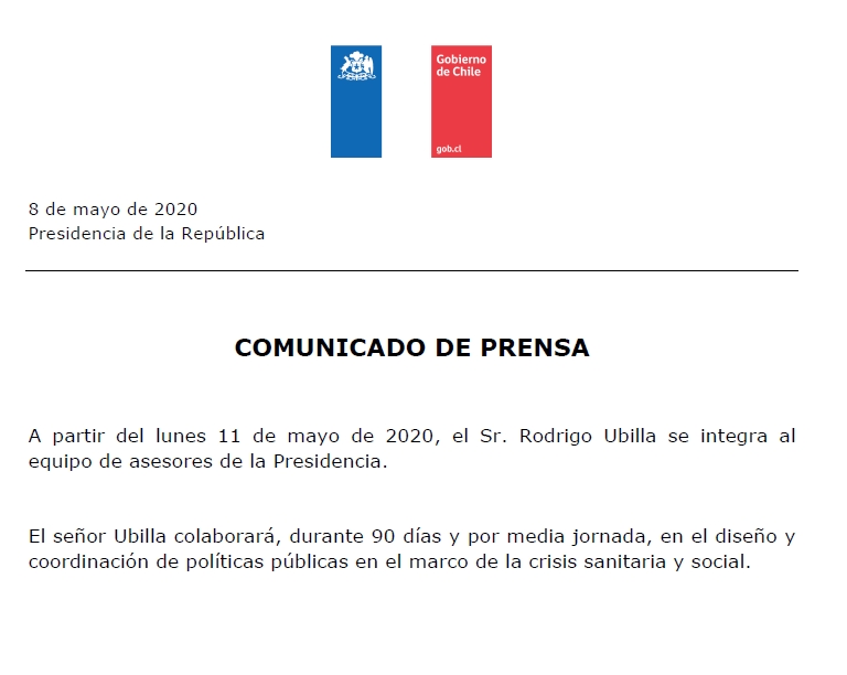 infogatecl's tweet photo. Ley del Padre Gatica....
ESTÁN PROHIBIDAS LAS CONTRATACIONES EN EL ESTADO #LaMoneda rompe su regla y contrata a cuestionado ex subsecretario #RodrigoUbilla como #asesor de #Presidencia Los detalles acá https://t.co/EHkKF3qIFY https://t.co/xsQaBbWQNw