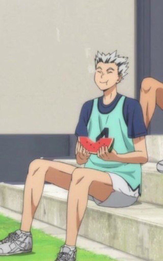 haikyuu characters eating, a thread no one asked for