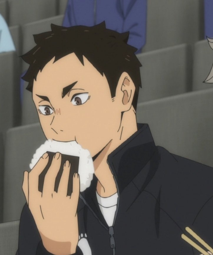 haikyuu characters eating, a thread no one asked for