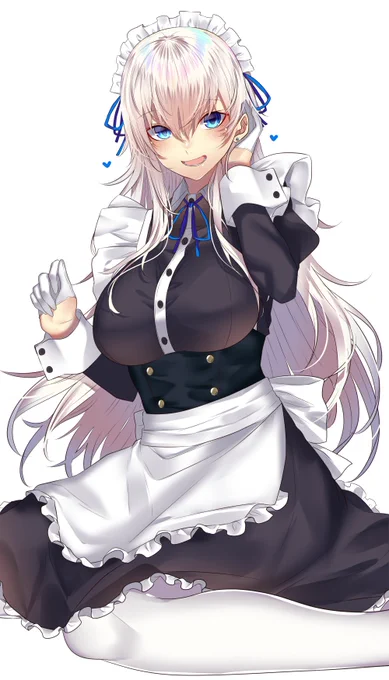 なんとメイドばっかり描いてる。
 #メイドの日 