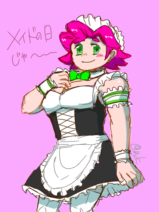 フレンチメイドのtwitterイラスト検索結果