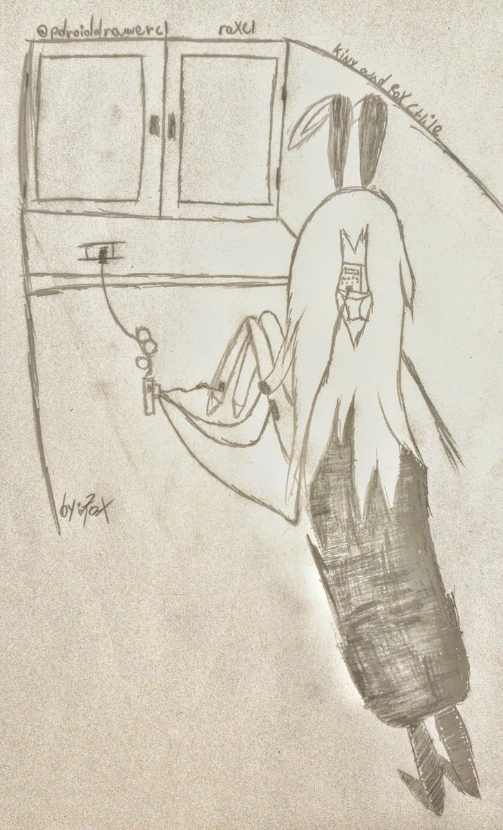 raxito_cl's tweet image. I made these for the quarantine.
My Android OC Kiny front of the window.
Connected in the multi-charger.
By RaXChile. 2020
#robotgirl #girlrobot #bunnyrobot #robotbunny #androidgirl #girlandroid #androidbunny #kinyandraxcl #quarantine #covid19 #cuarentena #charging #oc