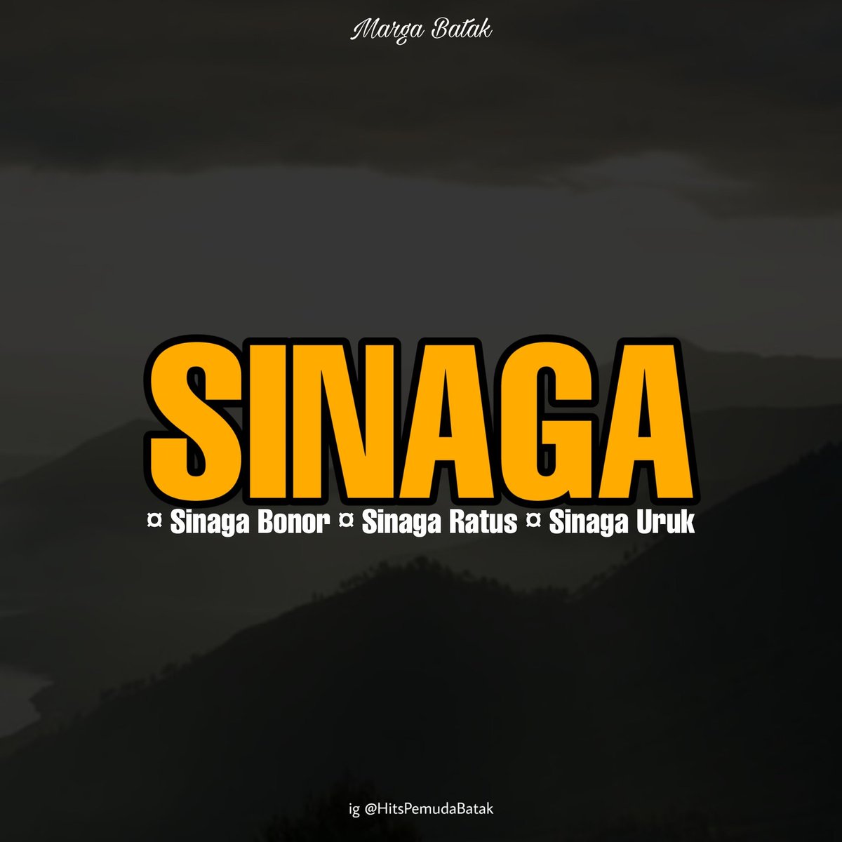 HITSPEMUDABATAK's tweet photo. #margasinaga #batak #marga #sinaga https://t.co/TQ0CZLlaS2