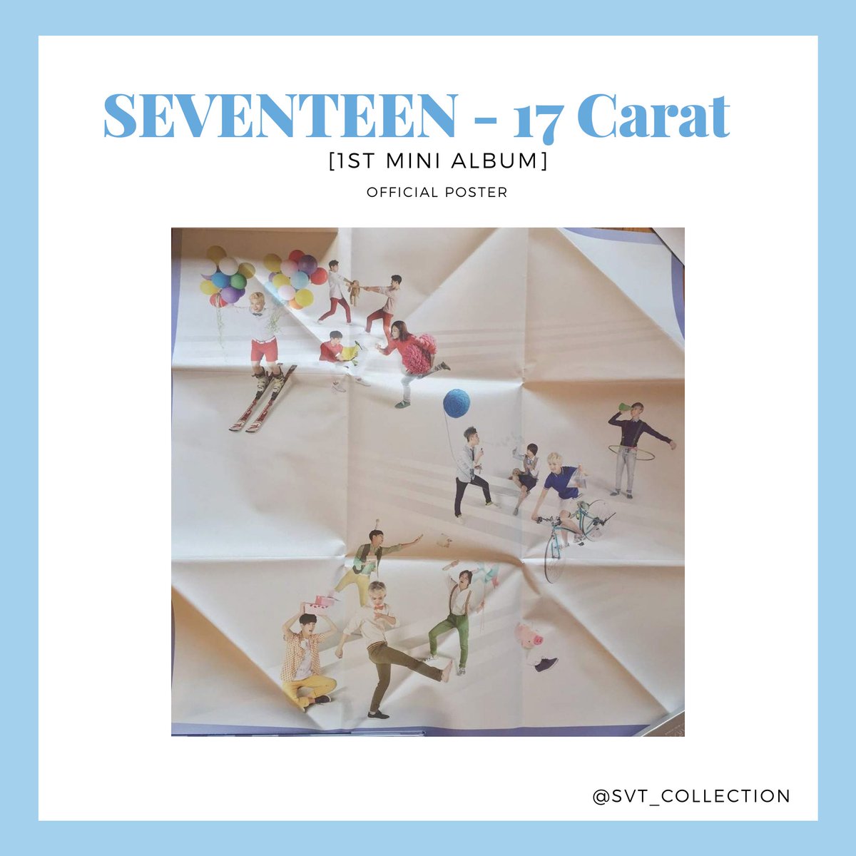 SEVENTEEN - 17 Carat (1st Mini Album) Official Poster #SEVENTEEN