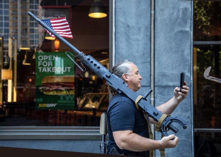 I need apologize for heh this tweet. Turns out the person in the heh heh 4th photograph is hahaha carrying a homemade HAHAHA replica of a HAHAHAHA machine gun made from a hah-hah-HAH-HAH spray painted wood & a horseshoe HAHAHAHAHAHAHAHAHAHA holy fuck are you kidding me