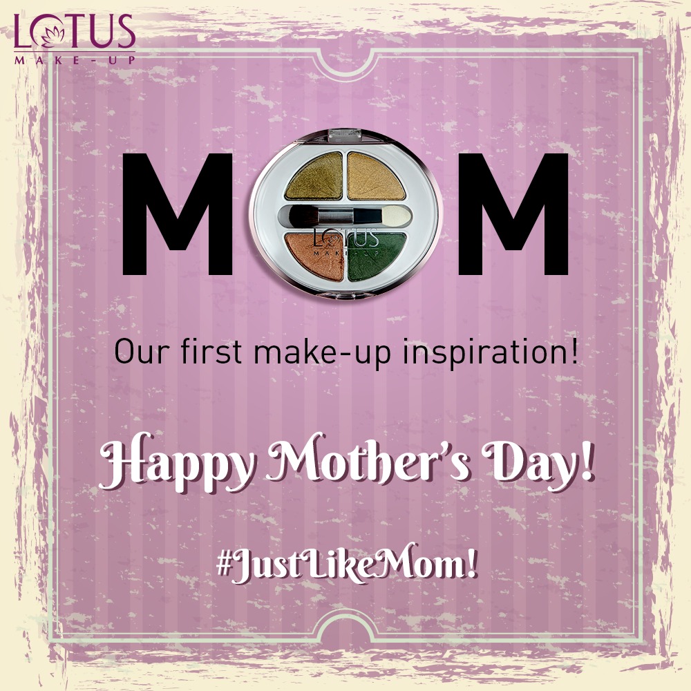 Blending, contouring, dabbing and gliding - moms have got all the make-up skills on their tips! 😍💯 We wish all the glamorous moms a very Happy Mother’s Day! ✨ #JustLikeMom #LotusMakeUp #happymothersday #MothersDay #mom