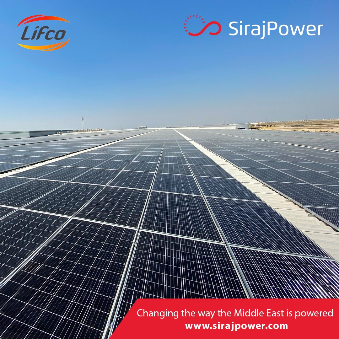 After only five months of design and installation, SirajPower turned on the Solar Rooftop System on LIFCO’s head office in DIC. LIFCO is one of the largest consumer food distributors in the UAE since 1975. Contact us: info@sirajpower.com for more info. #Dubai #ShamsDubai #UAE