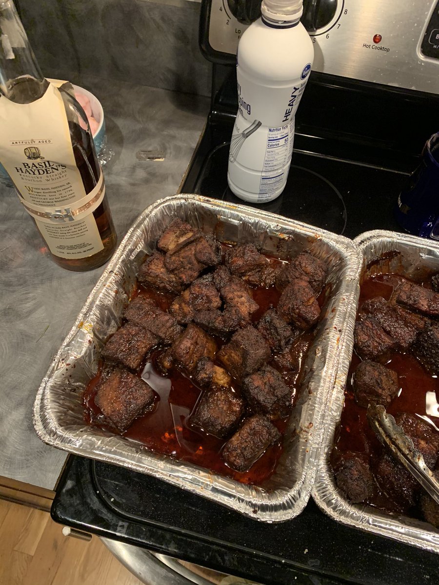 KronksKitchen's tweet image. piggy sporco, sporco. Pork belly burnt ends served with some eloté and @basilhaydens