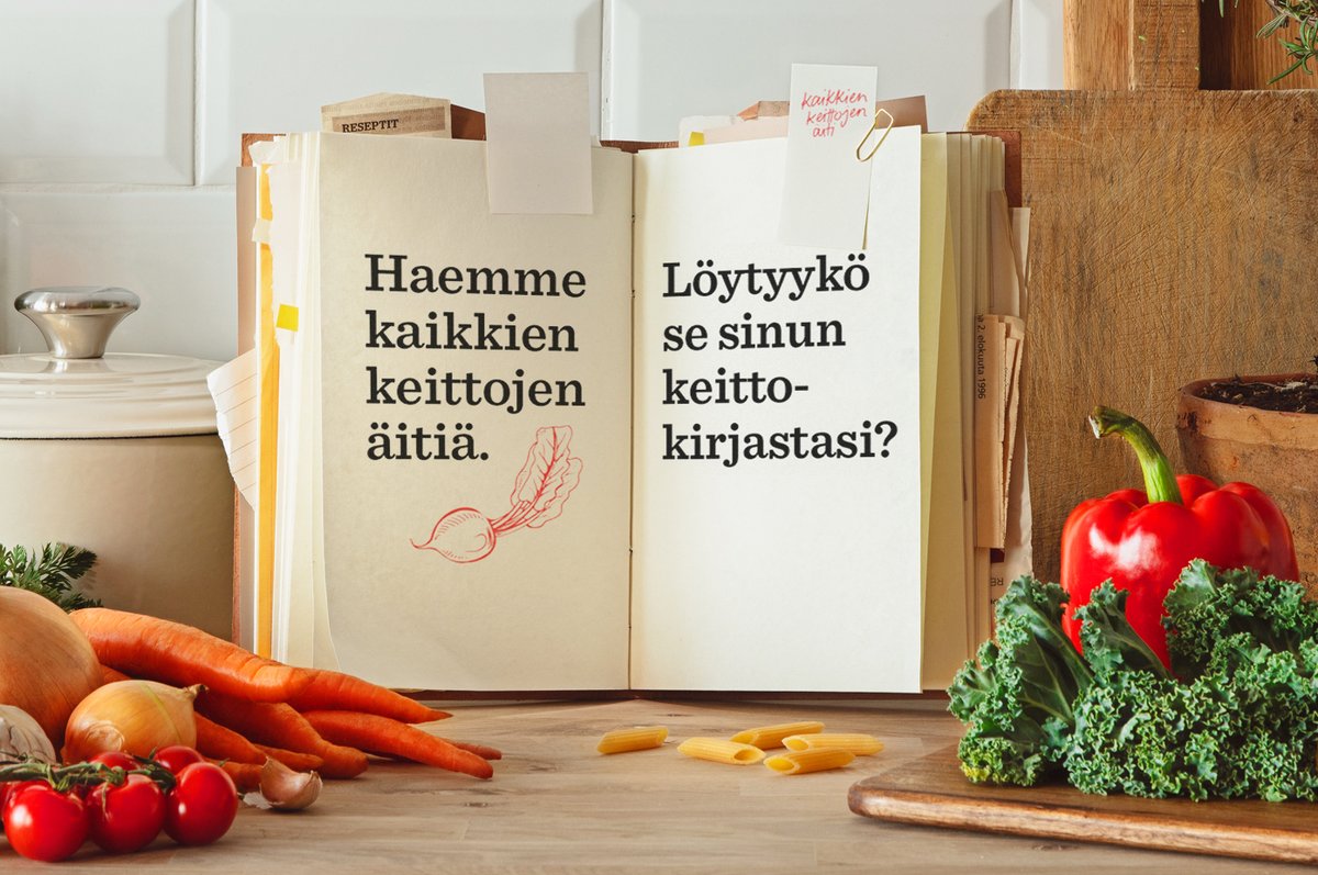 SaarioinenOy's tweet photo. Äitienpäivän kunniaksi nyt alkaa Suomen suurin keittokisa! Löytyykö sinun keittokirjastasi koko Suomen uuden lempikeiton resepti?

Ehdota ja voita:
https://t.co/mLcgCHrjet https://t.co/L0EzhkWH6a