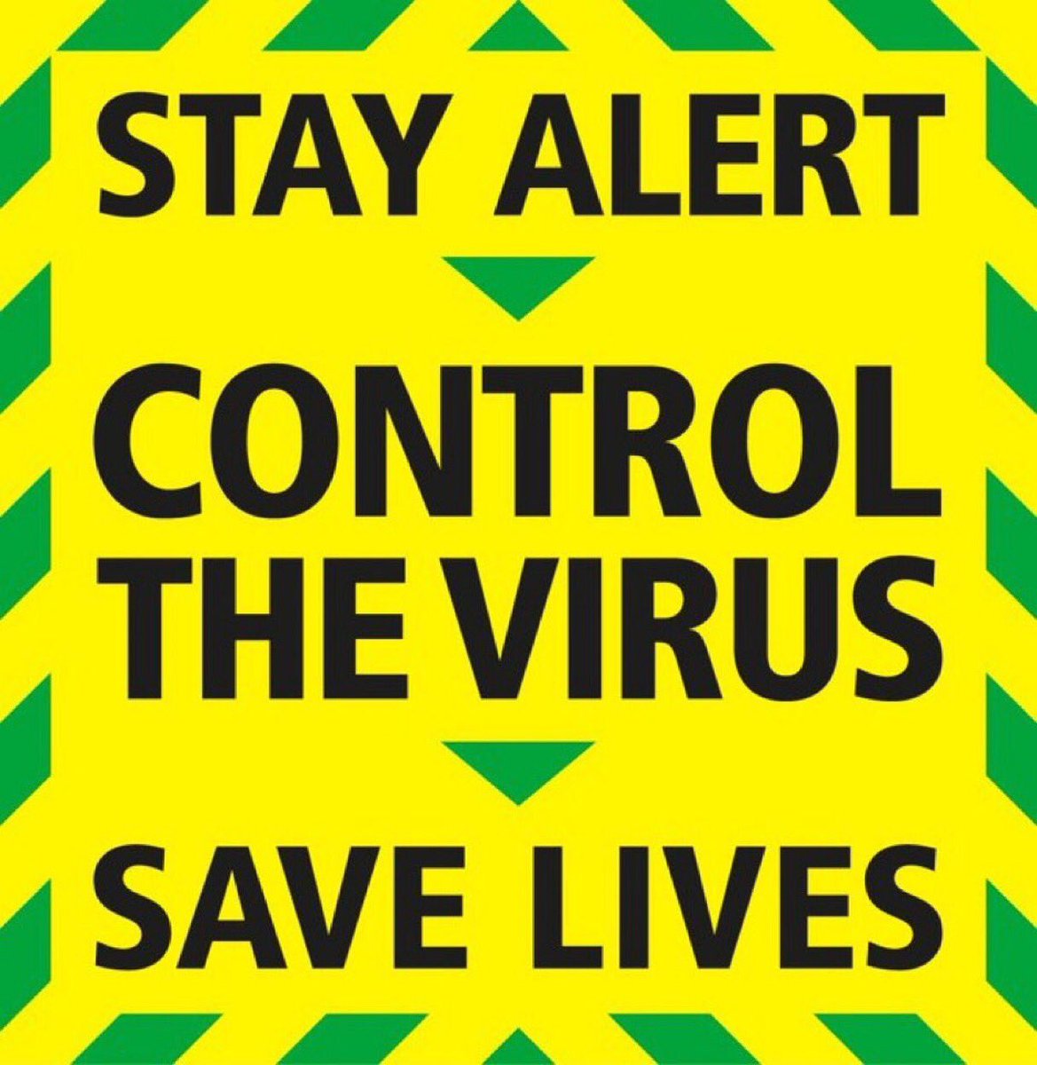 lionelbarber's tweet photo. Fatuous slogan full of sound meaning nothing.  Get me rewrite.....#StayAlert #Covid_19 https://t.co/IZCdTpZySq