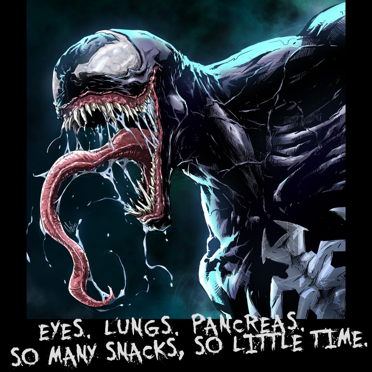 LocusBalance's tweet photo. Drawn soup to nuts on a #WacomOne. Great budget display tablet! See my Facebook or Instagram for progress pics.
#comicpencils #comicinks #comiccolors #comics #comicbooks #venom #marvelcomics #fanart #needworkwilldraw #wacom #digitalartwork #digitacomics https://t.co/JrhLmobtCV