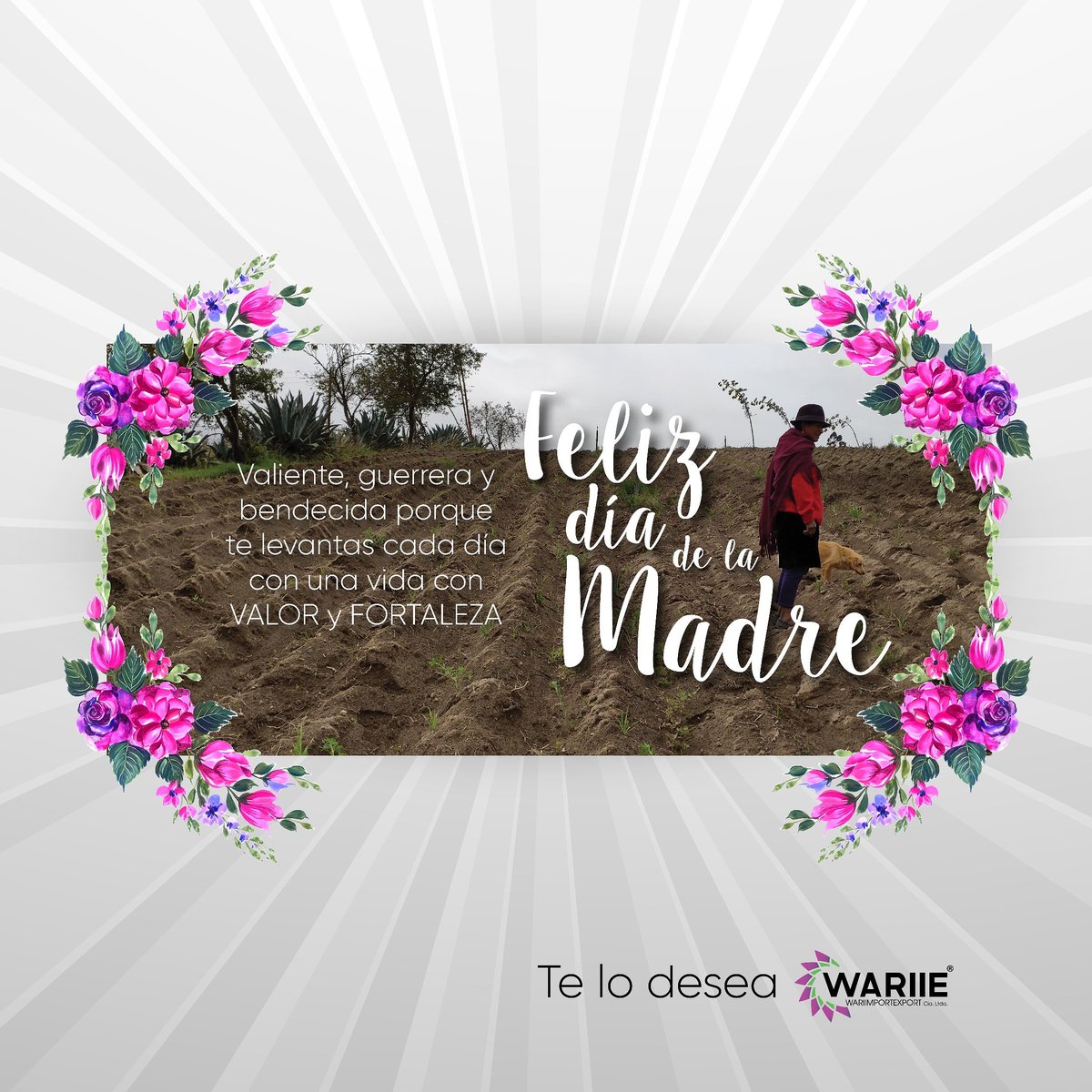 WARIIE_IE's tweet photo. Una madre entrega todo sin esperar nada a cambio,
y por ello #WARIIE les desea un feliz #DíaDeLaMadre🤱#QuédateEnCasa https://t.co/sMUQupF46H