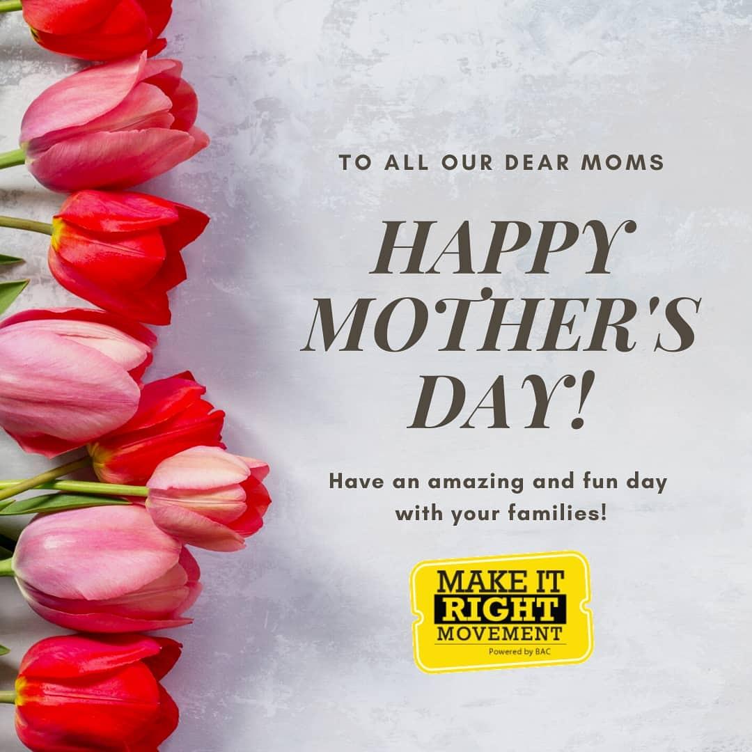 makeitrightMY's tweet image. Happy #MothersDay to all the incredible moms out there! Tell your mom how much she means to you.
.
#MothersDay #mirm #makeitrightmy #makeitrightmovement