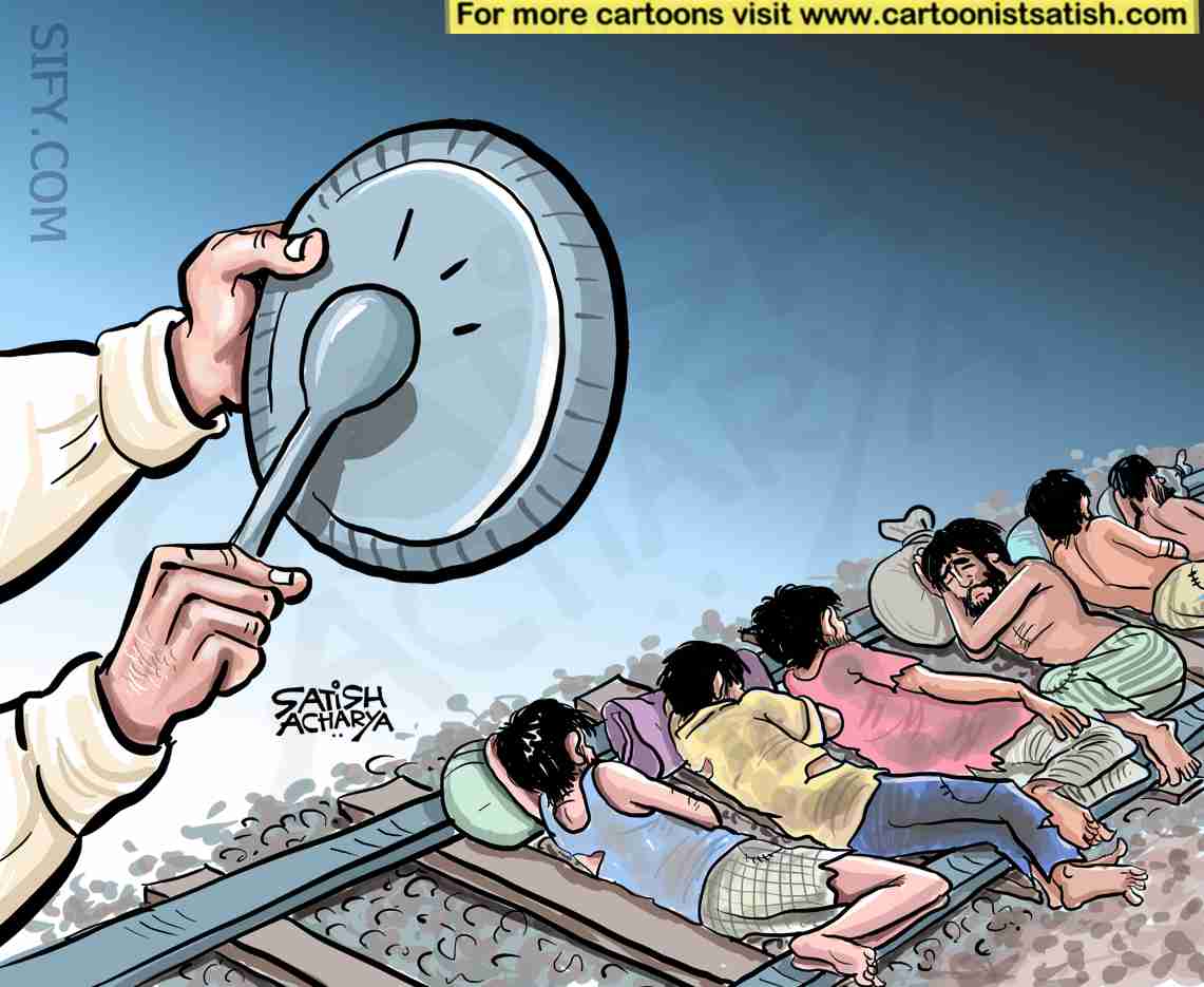 _SwarajIndia's tweet photo. सरकार ने सबसे थाली भी पिटवाली और दिए भी जलवा दिए, लेकिन खुद सरकार गरीबो को खाना देने में विफल हुई, उन्हें उनके घर तक पहुचाने में फैल हो गई। 

जो सरकार लाखो भारतीयों को विदेश से भारत ला सकती है उसके लिए मजदूरों को घर पहुँचाना इतना मुश्किल क्यों है? https://t.co/VYKN2fimFB