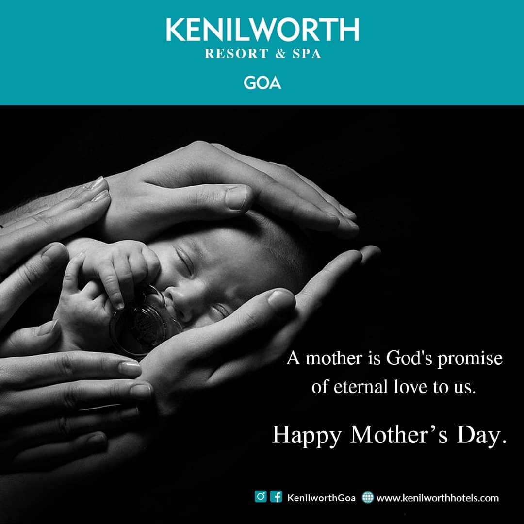 KenilworthGoa's tweet photo. A symbol of unconditional love, a mother is God’s gift of eternal love to humanity. Today, Kenilworth Resort &amp; Spa, Goa salutes all mothers and wishes them a very Happy Mother’s Day!
#KenilworthGoa #MothersDay #StayHome #StaySafe https://t.co/BxEe1CM5J8