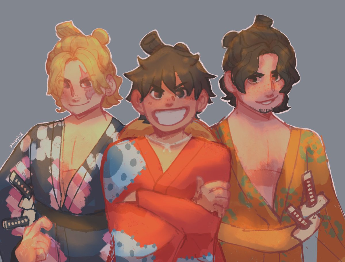 THE BOYS R IN WANO!!

#aslbrothers #onepiece #onepieceart