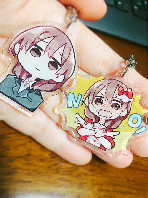 アクキー作りました(※非売品) 