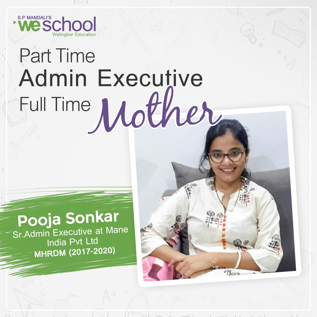 welingkarinst's tweet photo. Our full time mothers possess the #WeEdge to effortlessly multitask being a successful professional and acing motherhood! WeSchool celebrates the relentless spirit of working mothers everywhere. Tag your mothers below and wish them a Happy Mother's day! #mothersday2020 #Welingkar https://t.co/GkoK9CSyVU