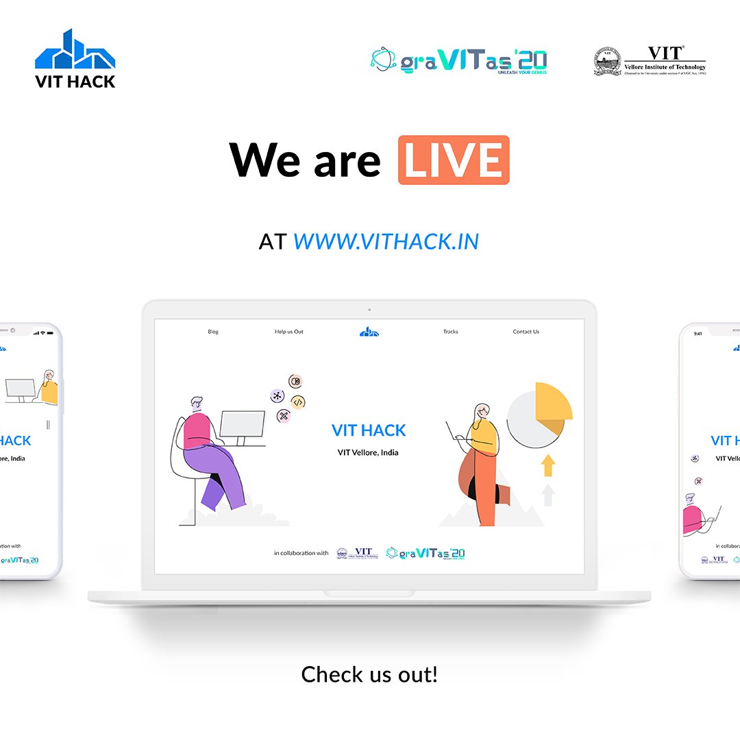 VITHack2020's tweet photo. It's been a year since the best minds of our generation have joined together for the greater good. Let's gear up for the #phenomenon once again! The much awaited website is live now! Click on the link below to unleash the #hacker in you!
#VITHack #hack #LIVE #Website https://t.co/0NA9jApqnU
