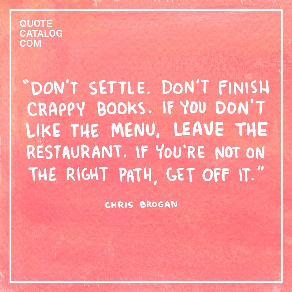 HeartCatalog's tweet photo. Don't settle. https://t.co/vzSo2SUlbL