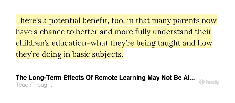 The Long-Term Effects Of Remote Learning May Not Be All Bad buff.ly/3bg5Tlq #homeschool #distancelearning2020 #parenting