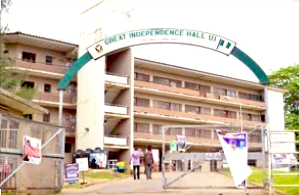 INDEPENDENCE HALL UNIVERSITY OF IBADAN.S/O to niggas who’ll see you at the entrance of the bathroom 11pm, standing like a soldier and would be like “bros let me pass” Then you’ll respond with “My Gee person dey inside” Dude will giggle, then leave for another blocks bathroom.