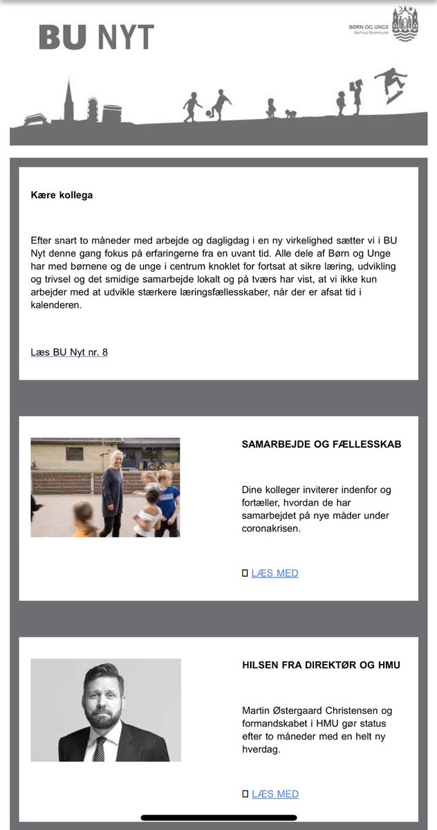 MartOestergaard's tweet image. BU nyt og lidt søndagslæsning ☕️ med mange gode beskrivelser af hvordan medarbejdere både i og på tværs af @MBU_Aarhus har arbejde for at understøtte #Etgodtbørneliv under ekstrem svære vilkår ❤️🤝❤️
aarhus.dk/media/41060/bo…      
 #detviersammenom + @AarhusKommune