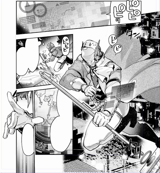 https://t.co/Im6bimMWtl
シャーロットザハーロット2、 #月刊ドラゴンエイジ 6月号に掲載されてます!前回のサスペンスとは少し違ってコメディ調!
今回もアシの方々のおかげでかっこいい世界を作れました!憲兵モブデザインは前回に続きダイエクスト @Hijiki_DaiXt さん!ありがとうございます～!! 