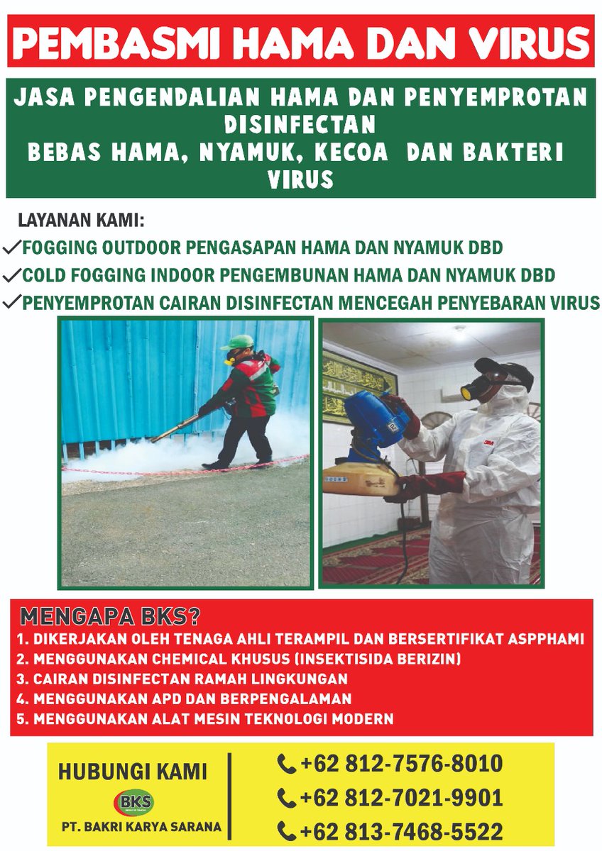 GadingSD's tweet photo. #basmihama
#jasapembasmihama
#hama
#pestcontrol 
#batam
#kepri
#basmivirus https://t.co/XD6NkkqjVj