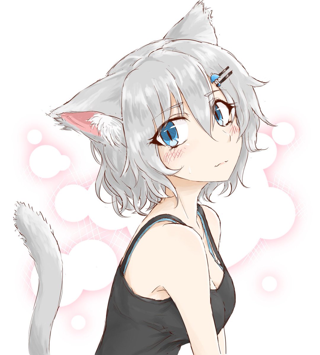 ご存知ない方へ、"雫ちゃん(雨猫 雫)"ってのはうちの子です(๑•̀ㅁ•́ฅ✧
アホ毛が安定してないけど(๑•̀ㅁ•́ฅ✧ 