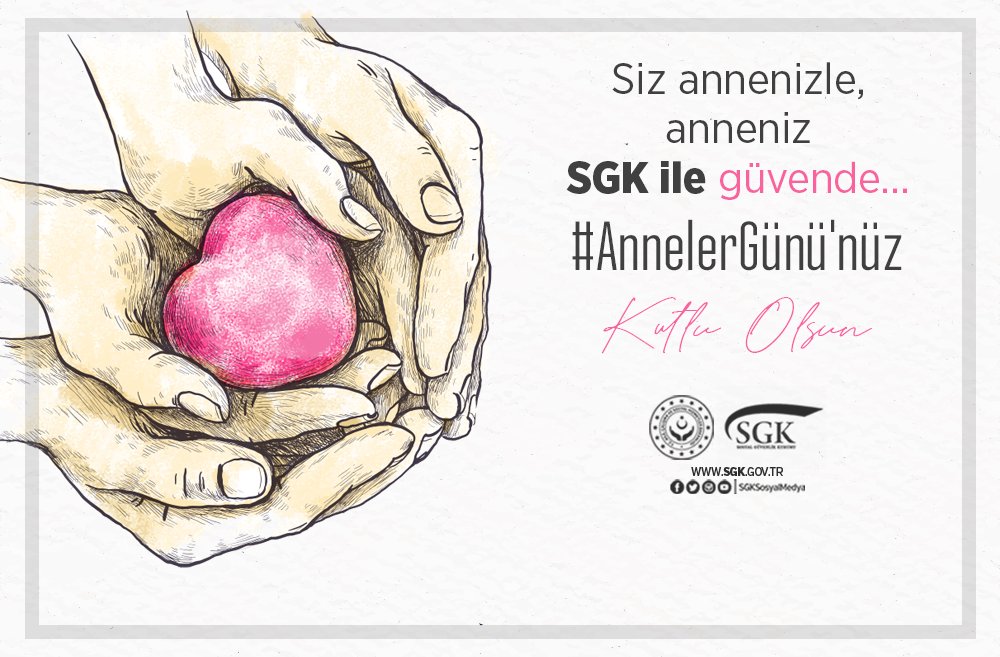 Siz annenizle, anneniz SGK ile Güvende...

#AnnelerGünü'nüz Kutlu Olsun 🌸