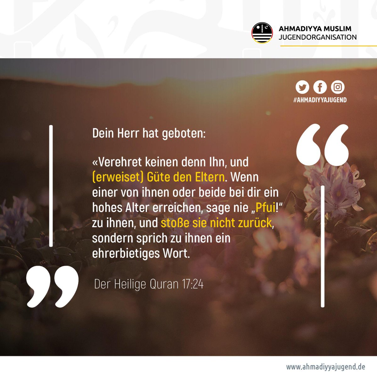 Imran_Nasir79's tweet photo. Jeder Tag ist #Muttertag daher sollten wir unsere #Mütter jeden Tag ehren. Everyday is #MothersDay therefore we have thank our #mothers everyday. #MutterimIslam #MotherinIslam https://t.co/fotwcqFrgR