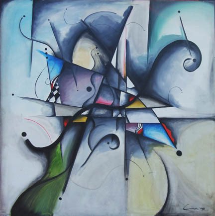 MidModDenver's tweet image. “GATEWAY” . Oil on canvas