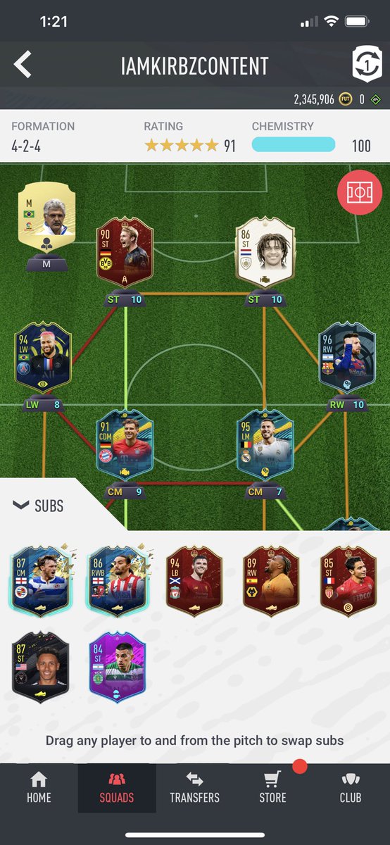 Team review this horrible weekend league player by player and players I subbed on:3412 in game. (Gold 3 finish)[A thread]  #FIFA20