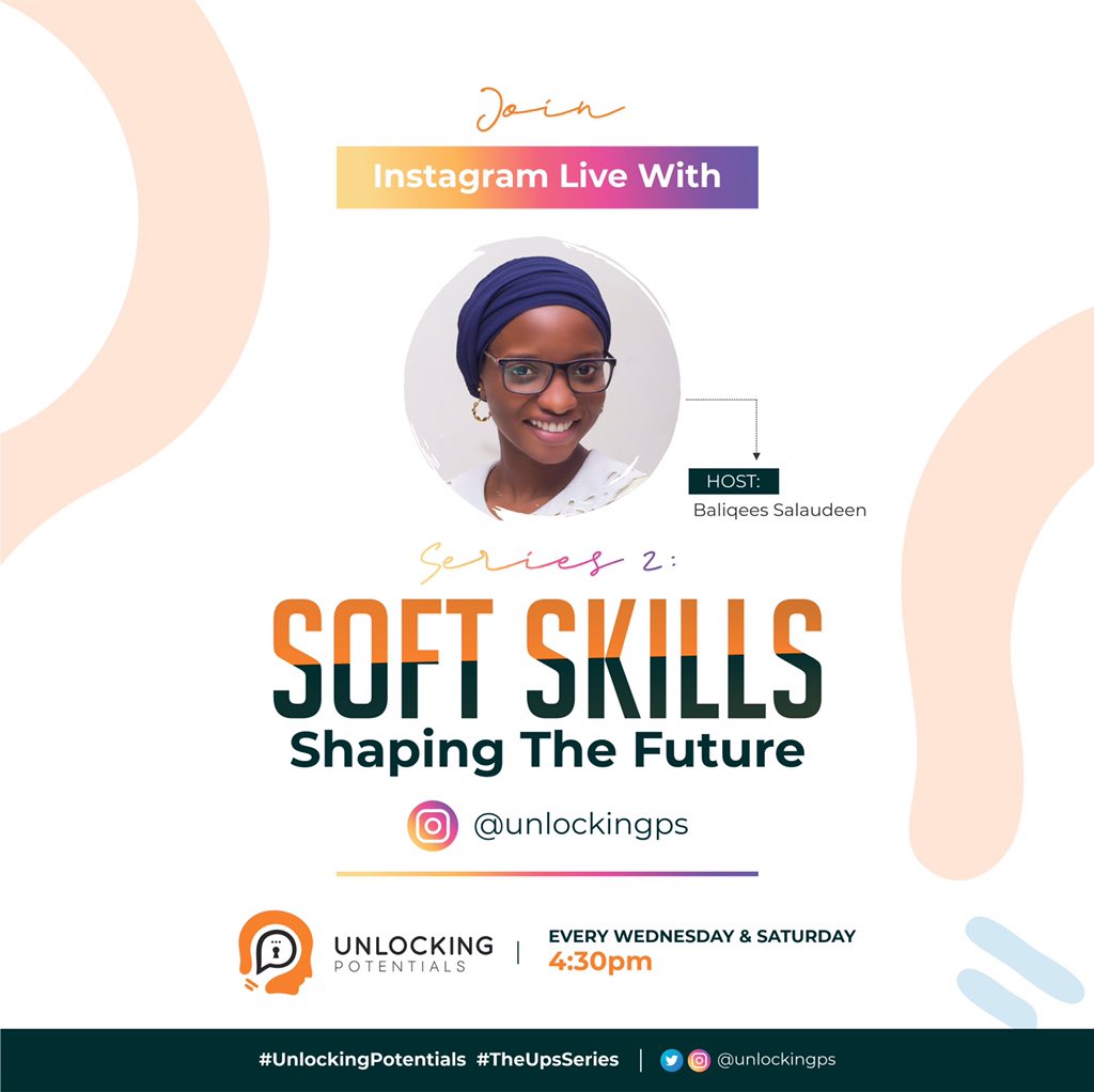  #TheUpsSeries present:‘Soft Skills Shaping The Future.’ Wikipedia defines Soft skills as “a combination of people skills, social skills, communication skills, character or personality traits, attitudes, career attributes, social intelligence and... #Thread 