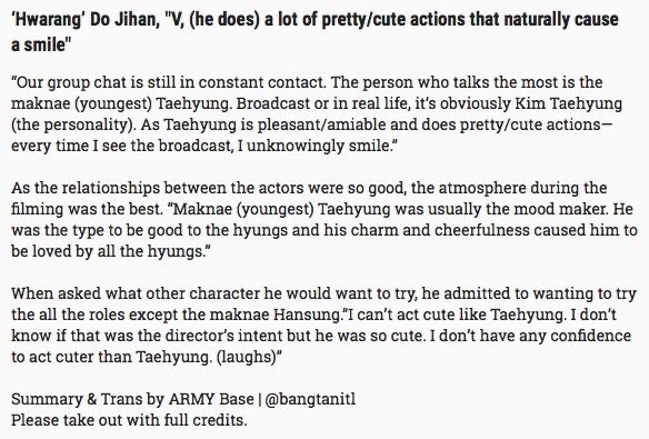 Taehyung exists :Jihan : HE IS THE BESTEST BOY TO EVER EXIST ON THIS PLANET