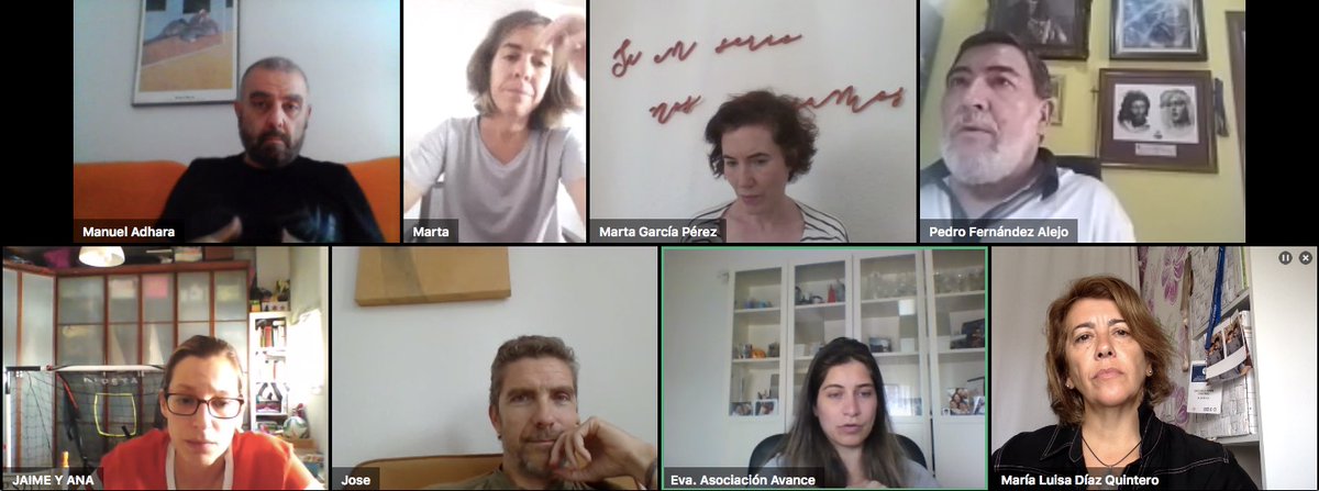 EnRedESevilla's tweet photo. El pasado día 5, mantuvimos una reunión telemática representantes de algunas de la entidades de #EnRedEs. En ella planteamos nuevas formas de intervenir con grupos en los Centros Penitenciarios a través de nuestros programas.
Toca #reinventarse. https://t.co/CVE1aZ4nTa