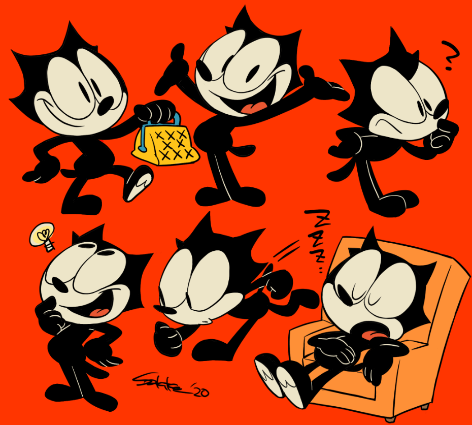 Felix The Cat アマナサキコのイラスト