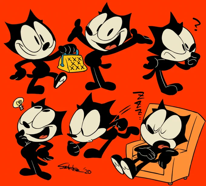 Felix the cat! 