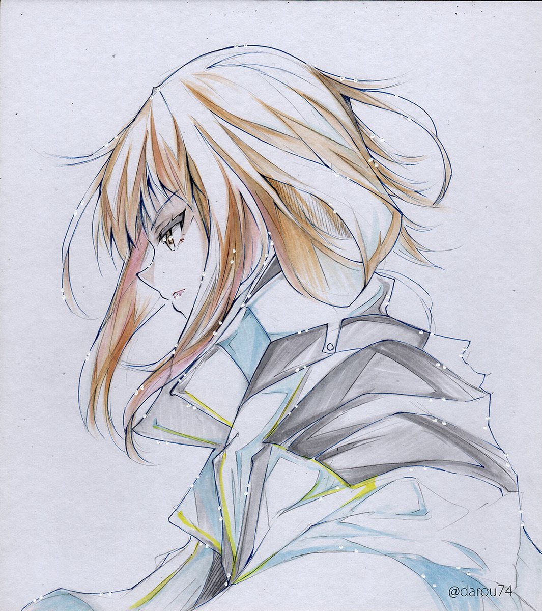 クールガール雷さん あごが隠れる大き目のジャンパーってかっこいいよね だろうのイラスト クールガール雷さん あごが隠れる大き目のジャンパーってかっこいいよね だろうのイラスト