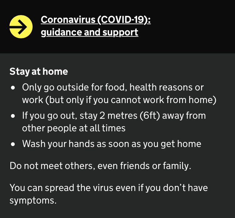 MatthewFish577's tweet photo. How are people saying the guidance is confusing. Seems fairly straight forward to me. #JustDoWhatYouAreTold #StayHomeSaveLives #YouAreNotInvincible #DoItForOthers #day44oflockdown #COVID19 https://t.co/7JjY6kKVH3