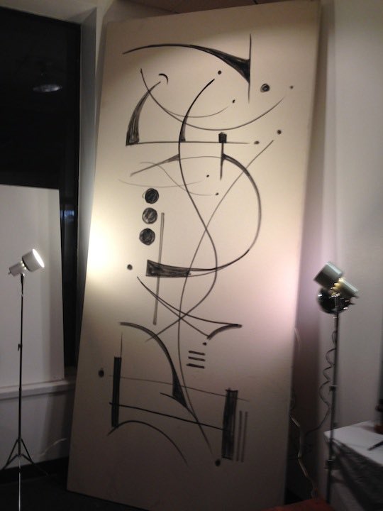 MidModDenver's tweet image. “The Man with a Bow tie”
Oil in canvas. (96”x48),,