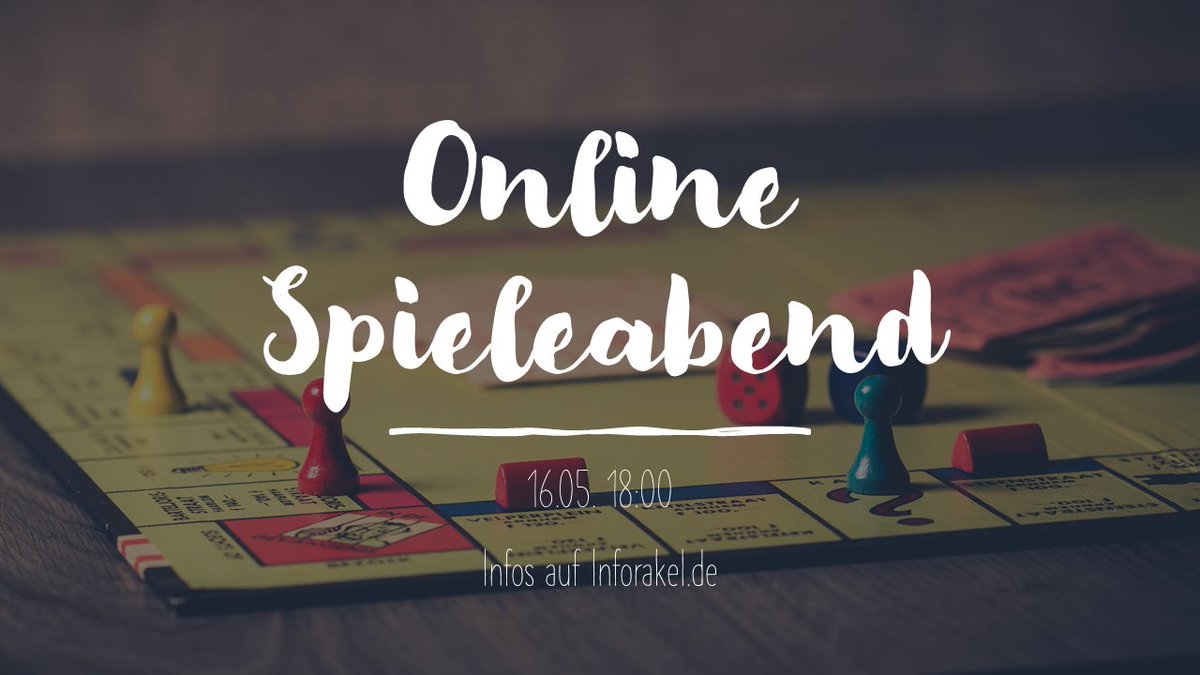 fsinfcv's tweet photo. Fällt euch auch zuhause die Decke auf den Kopf?

Leistet uns am Samstag virtuell Gesellschaft bei verschieden Spielen und entspannter Atmosphäre!
Mehr Infos auf https://t.co/uNdEiLhYMV https://t.co/y7i0yG91Ma