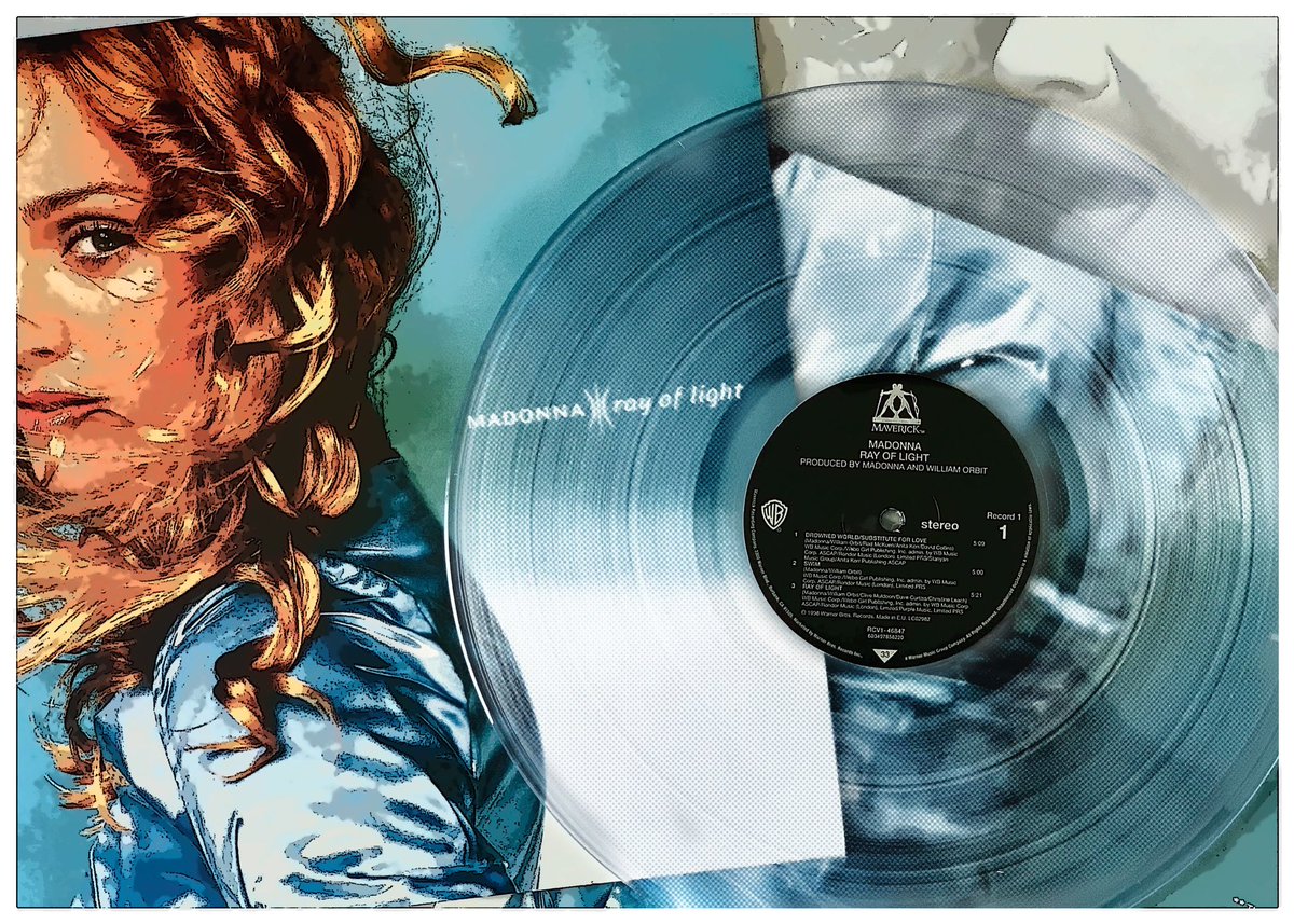 Paul Robinson Jones Waiting For The Time When Earth Shall Be As One Ray Of Light Madonna Madonna Drownedworldsubstituteforlove Frozen Nothingreallymatters Thepowerofgoodbye Vinyl Madonnavinyl Maverick Warnermusic 1998