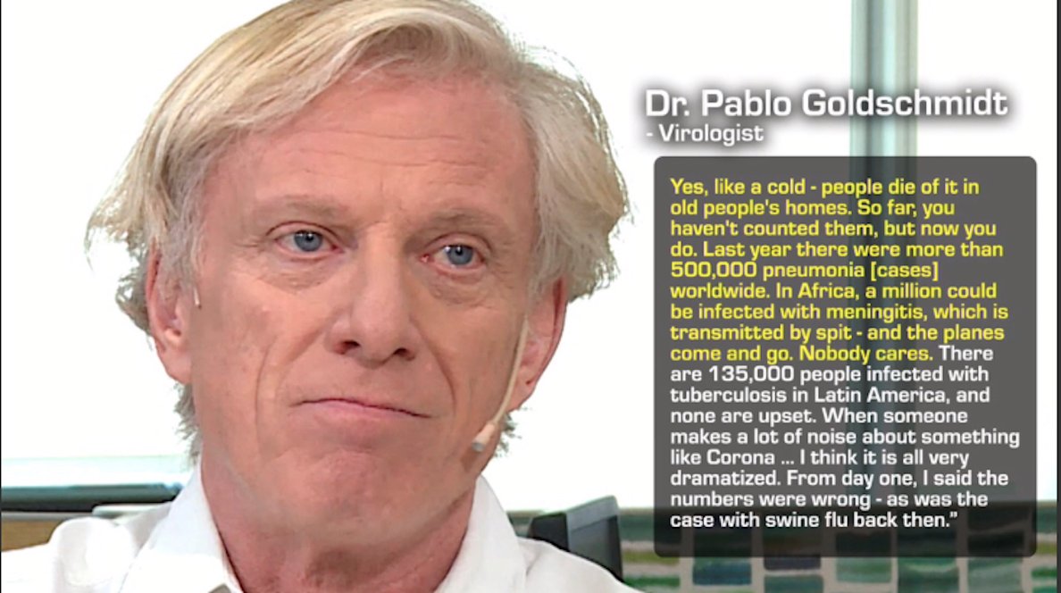 13/ Dr. Pablo Goldschmidt #coronavirusaustralia  #CoronaLockdown  #CoronaVirusHOAX