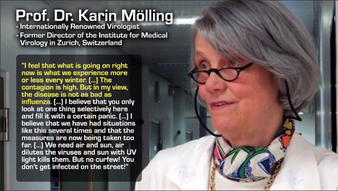 12/ Prof. Dr. Karin Molling #coronavirusaustralia  #CoronaLockdown  #CoronaVirusHOAX