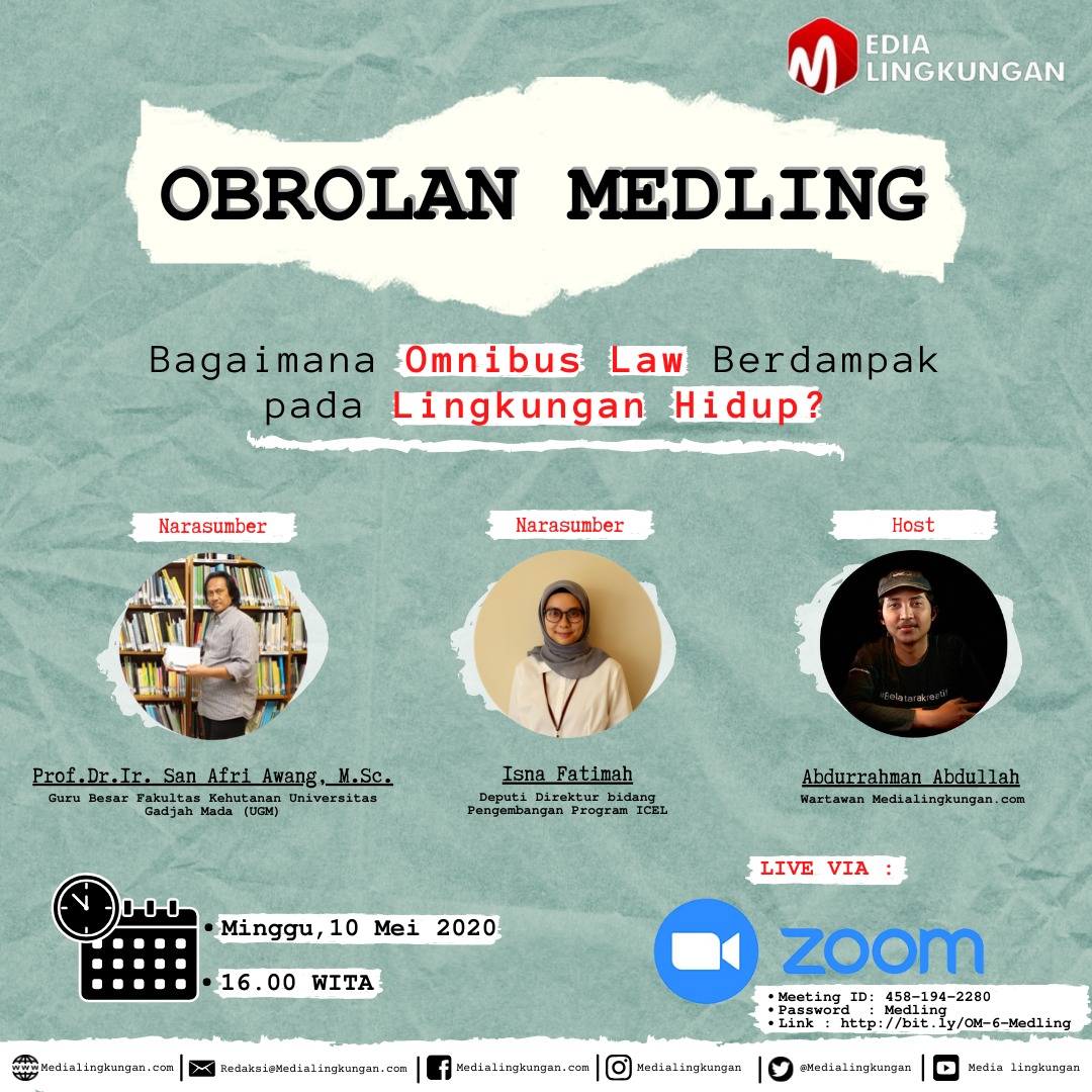 Hai sobat Medling, Semoga ibadah puasa kita semua dilancarkan dan tetap jaga kesehatan yah ☺️

Sobat Medling bisa join di diskusi kami melalui via zoom. 
Hari, tgl: Minggu, 10 Mei 2020
Waktu: 16.00 WITA
Meeting ID: 458-194-2280
Password: Medling
Link: bit.ly/OM-6-Medling